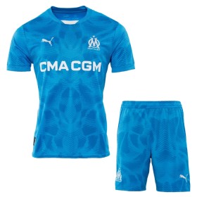 Olympique de Marseille Brankářské Domácí 2024-25 - Dětské Fotbalové Dresy (S/S)